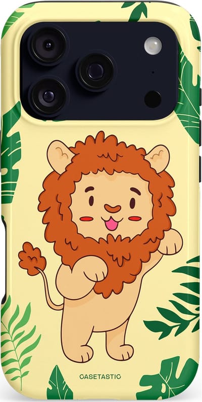 Casetastic hoesje geschikt voor Apple iPhone 17 Pro - MagSafe - Dubbellaagse bescherming - Brulknuffel - Fashion Case - Crème Groen Terracotta