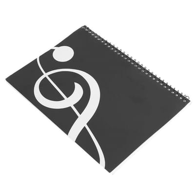 Dailygoods- Notenpapier 50 pagina's - Muziekpapier - Schrijfpapier Volwassenen - Notitieboek - Blancoblad - Hoogwaardig Papier