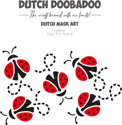 DDBD Mask-Art Ladybugs