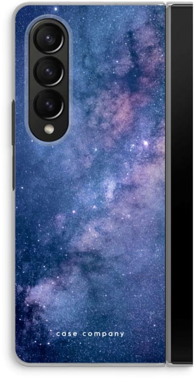 Case Company® - Hoesje geschikt voor Samsung Galaxy Z Fold4 hoesje - Nebula - Soft Cover Telefoonhoesje - Bescherming aan alle Kanten en Schermrand