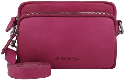Jack Kinsky Aruba 1 Crossbody tas Leder 19 cm - Dames - pink