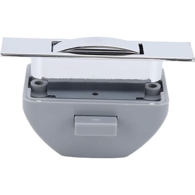 Loquet Poussoir pour Placard de VR Alliage de Zinc Serrures de Placard sans Clé pour VR Yachts Camping-car Caravane Chrome gray