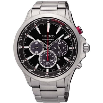 Seiko Chronograph SSC493P1 Solar 45mm 10 ATM