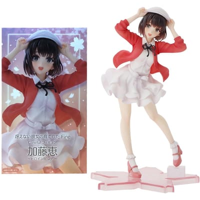 Figurine Anime Saekano: Comment élever une petite amie ennuyeuse Megumi Kato Costume d'Héroïne Modèle Collection PVC Jouet Ornements Cadeau 19CM NO RETAIL BOX brown