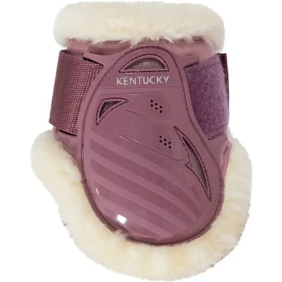 Kentucky Horsewear - Kentucky Horsewear Protection des jambes Old Rose - Model: Vegan Sheepskin Young Horse Fetlock Boots - Maat: M