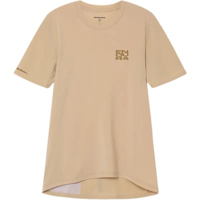 Endura Alltrack Ride Tech Korte Mouw Enduro Trui Beige 2XL Man