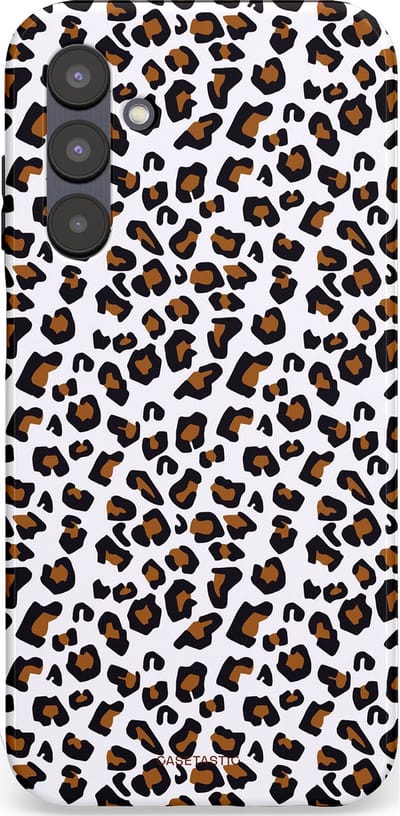 Casetastic Hoesje Geschikt voor Samsung A25 - Stijlvolle Beschermende Duo-layer Case - Panter abstractie