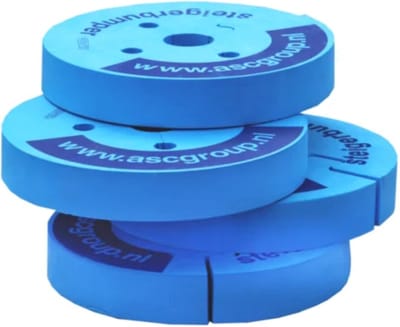Steigerbumper set - 4 stuks steigerbumper Ø 30 cm - vouwsteigerbumpers