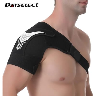 Épaulières Respirantes Réglables Antidérapantes Pour Haltérophilie Fitness Support d'Épaule Hommes Femmes Sports grise