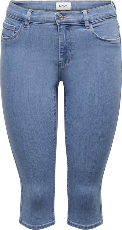 Only Jeans Onlrain Life Reg Sk Knickers Dnm 15136463 Light Blue Denim Dames Maat - XS