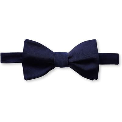 Eton Strikje Donker Blauw Melange / male