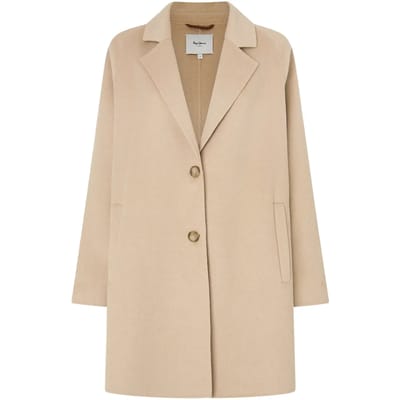 Pepe Jeans Solange Jas Beige M Vrouw
