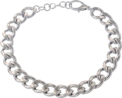 Behave – Ketting – Gourmetschakel zilverkleur – 44+3 cm – Stoer design