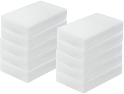 Magische sponzen Set van 10 Chemicaliënvrij Verwijderen Precisie Huishoudelijke Reiniging Professionele Vlekkenverwijdering Kan Op Maat Worden Gesneden Reinigingspads Gum - Roze