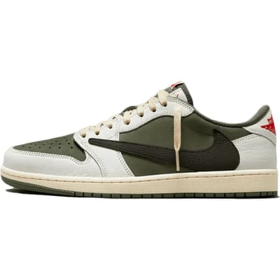Lage Sneakers Nike 1 Low OG SP Travis Scott Medium Olive