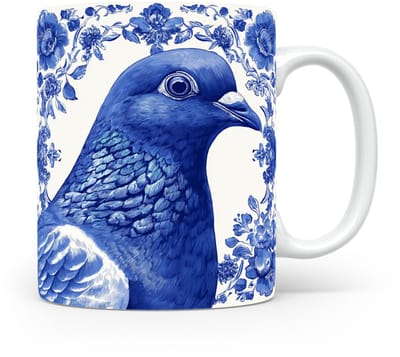 Mok Duif Beker voor koffie of tas voor thee, cadeau voor dierenliefhebbers, moeder, vader, collega, vriend, vriendin, kantoor, opa, oma, hond, kerst, sinterklaas, verjaardag
