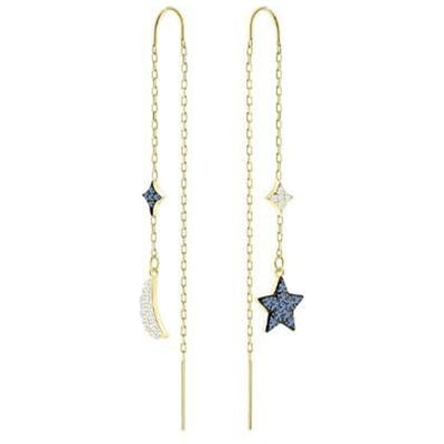 Swarovski Ster Maan Kristallen Oorbellen Dames oorbellen 5627351 Box (Random Color),F,Blue white