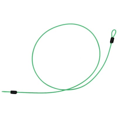 Fietssporten Interne Stalen Kabel en Externe Plastic Beveiligingslus Kabel Fiets Scooter Slot groen