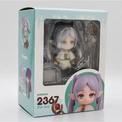 2498 Himmel 2327 Figurine d'Action Frieren 2328 Figurine Fern Beyond Journey'S End Anime PVC Collection Figurine Articulée Ensemble de Poupées Jouet gray