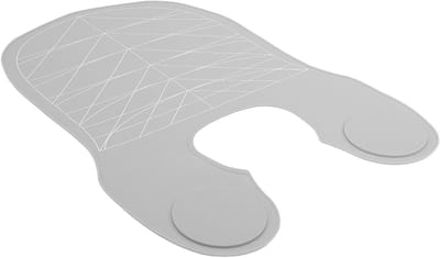 Kapperscape Nekwikkel - Haarknipkraag Siliconen - Haar Knippen - Beschermt Kleding - 54 x 41 cm - Grijs