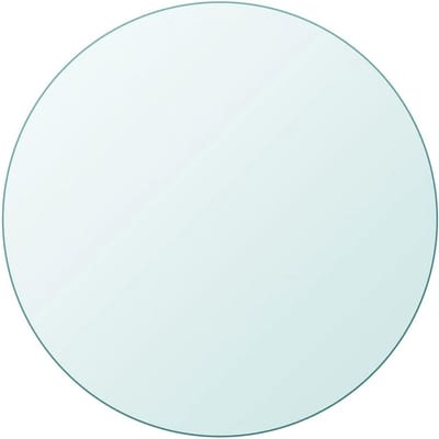 Ronde Tafelblad van Gehard Glas 70 cm - Tafelblad Vervangen of Beschermen