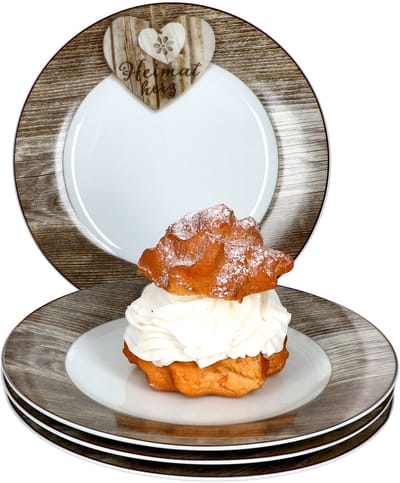 Set van 4 dessertbordjes 20.5cm Hart Chalet - Ritzenhoff 407747