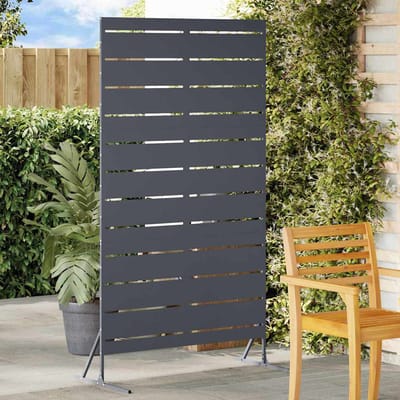 vidaXL - Privacyscherm - 100 - x - 50 - x - 180 - cm - Staal - Antraciet