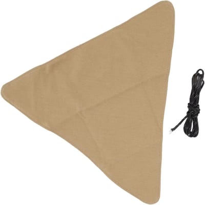 Draagbare Vouwbare Driepootstoel van Handgemaakt, Krasbestendig Zeildoek voor Kamperen en Vissen (Bruin)