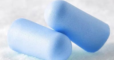 2 Paar- Oordoppen- anti lawaai -Nachtrust - Tegen Geluid - Gehoorbescherming -wasbaar- Anti Snurk - kleur:blauw-Lekker Slapen