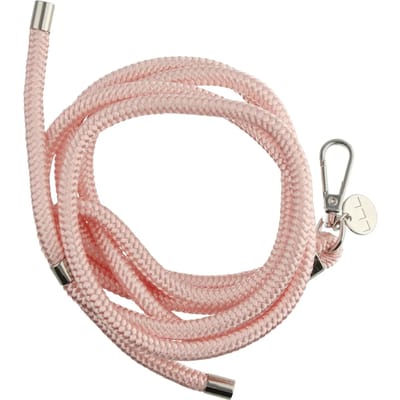 123watches Telefoonkoord Longa - rose - zilver - Geschikt voor iPhone en andere smartphones