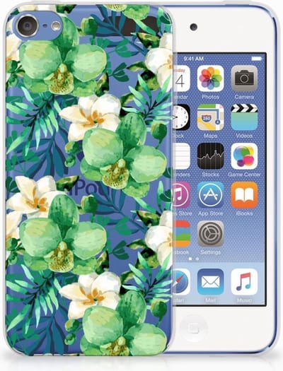 Apple iPod Touch 5 | 6 TPU Case Orchidee Groen
