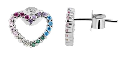 AKZENT Akzent damesoorbellen "Zaira" van 925 Sterlingzilver, gerhodineerd, duurzaam