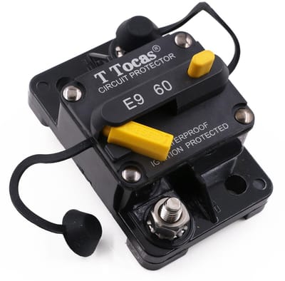 Stroomonderbreker Handmatig Reset - Zekering DC - Voertuig Elektronica - IP67 Waterdicht - 74 x 48 x 37 cm