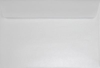 Metallic (parelmoer) witte enveloppen A5 - 162 x 229 mm - C5 - 20 stuks - HK zelfklevend met plakstrip - 125 gram - Sirio Pearl - Netuno