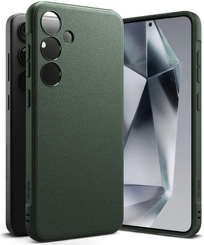 Ringke Onyx | Hoesje Geschikt voor Samsung Galaxy S24 Plus | Back Cover Flexibel TPU | Militaire Standaard | Groen