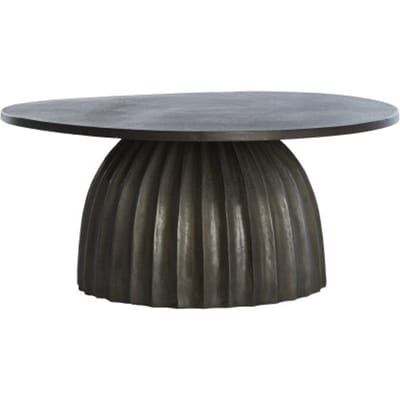 Light & Living - Bijzettafel VEGLIA - Ø70x33.5cm - Bruin