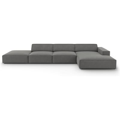 5-zits hoekbank Jodie velvet rechts | Micadoni Limited Edition