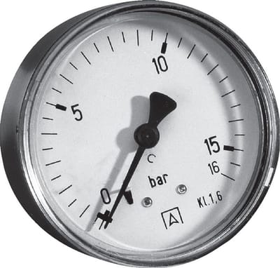 Wilo Mechanische toebehoren Manometer 0 - 10 bar, 2033535