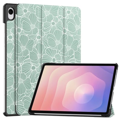 imoshion Tablet Hoes - Geschikt voor Samsung Galaxy Tab S11 - Design Trifold Bookcase - Groen