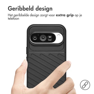 imoshion Hoesje - Geschikt voor Google Pixel 10 Pro - Thunder Backcover - Zwart