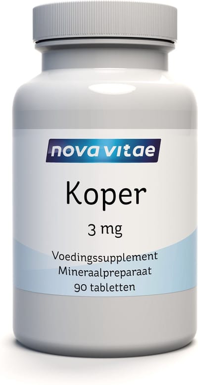 Nova Vitae - Koper - 3 mg - 90 tabletten