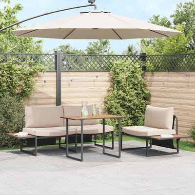 vidaXL Tuinstafel Bruin 100 x 55 x 70 cm Hout