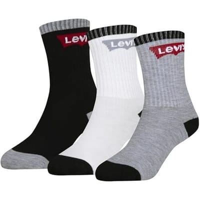 Levis Kinderkousen van Levi's LHN BATWING REGULAR CUT 3PK LE BLACK 5