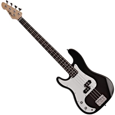 LA Linkshandige Basgitaar van Gear4music, Zwart