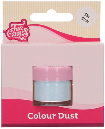 FunCakes Color Dust - Kleurstof - Lichtblauw - 6,5g - Voedingskleurstof