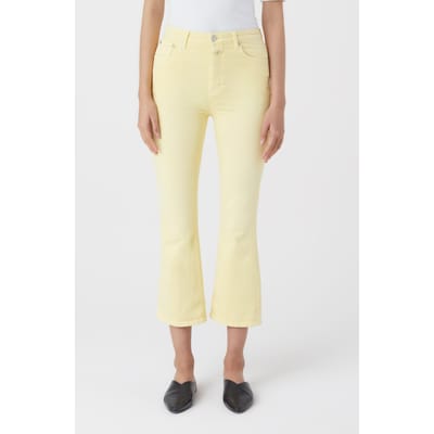 Closed Hi-sun Jeans Yellow Orchid Maat: W26 | Flared Jeans Outlet | Dames | Geel