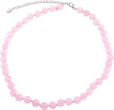 Behave - Ketting - Natuursteen kralen - 8 mm halfedelsteen - 42 cm + 7,5 cm verlengketting