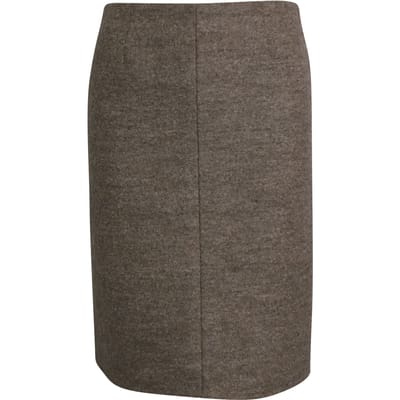 Marc Jacobs knielange rok in beige Lana Vergine