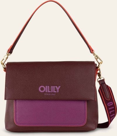 Oilily Sofia - Schoudertas - Dames - Ritssluiting - Verstelbare Schouderband - Bruin - One size