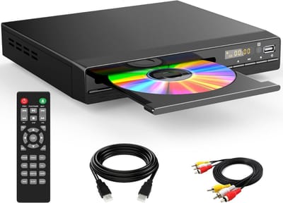 White-Label® DVD Speler met HDMI - Blu Ray Spelers - Externe DVVD Speler - Zwart
